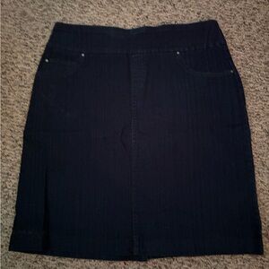 Architect Deep Blue Midi Skirt